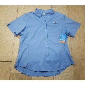 NWT - Columbia Authentic Women's Tamiami II Short Sleeve Shirt - 127571